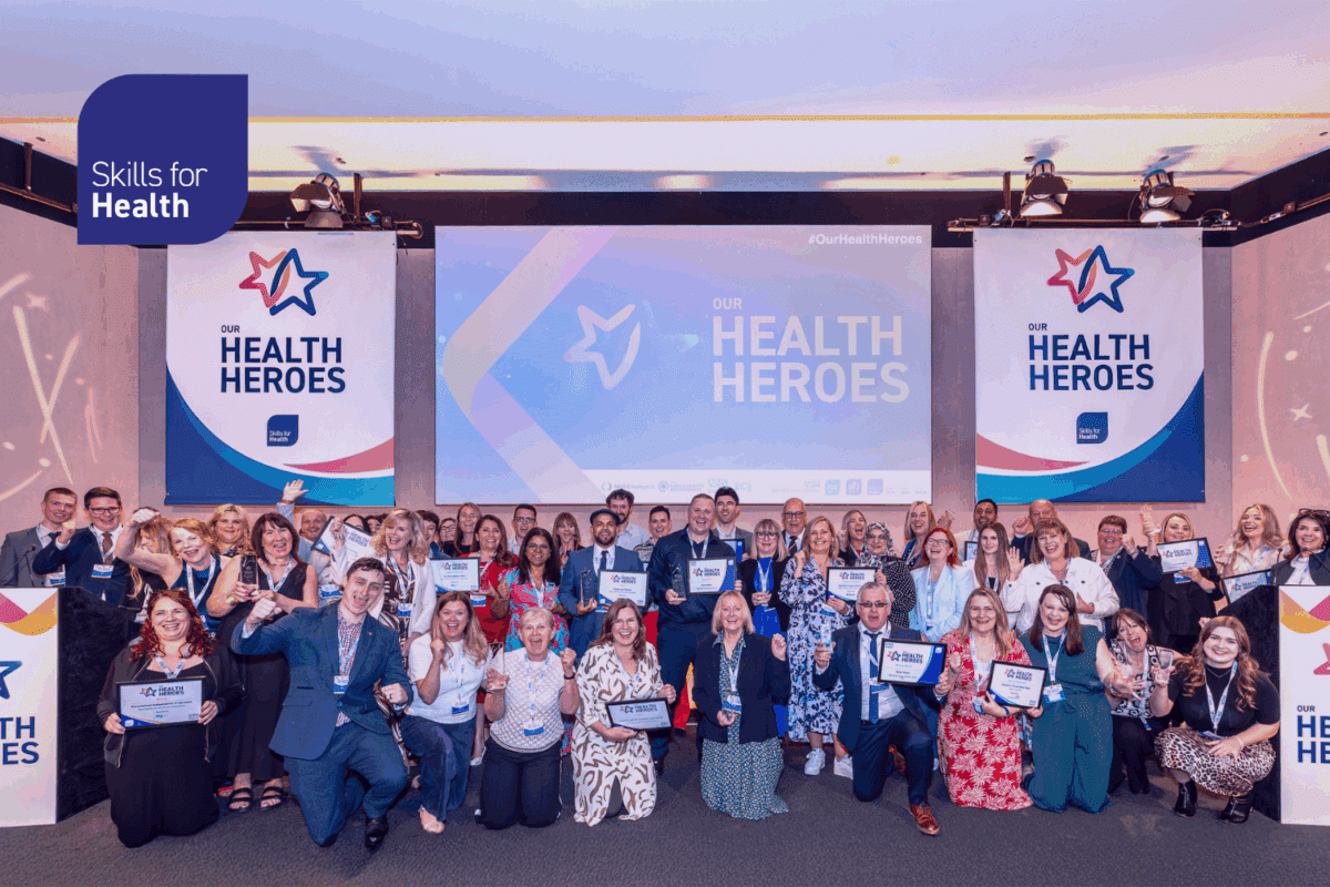 Group photo of winners at Our Health Heroes 2025