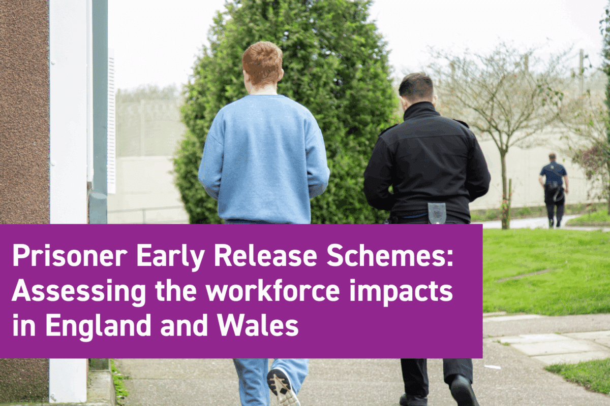 Prisoner Early Release Schemes: Assessing the workforce impacts in England and Wales