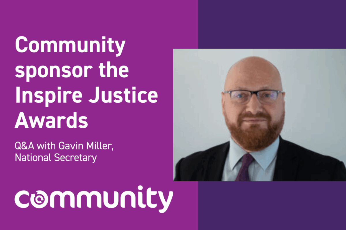 Community sponsor the Inspire Justice Awards