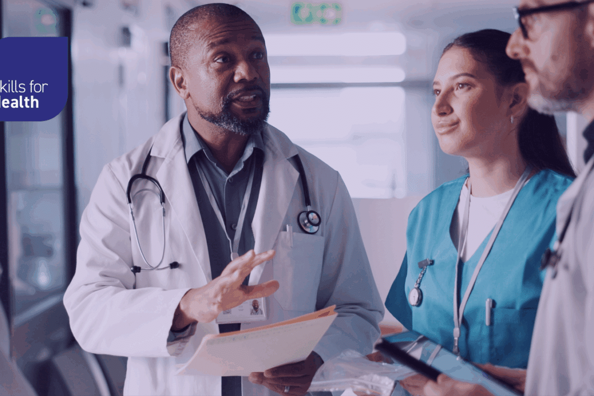 Doctors having a conversation