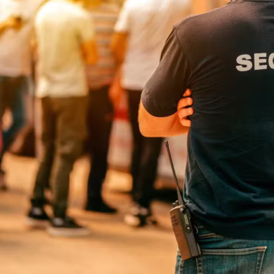Security guard at an event