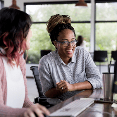 Customer service staff members