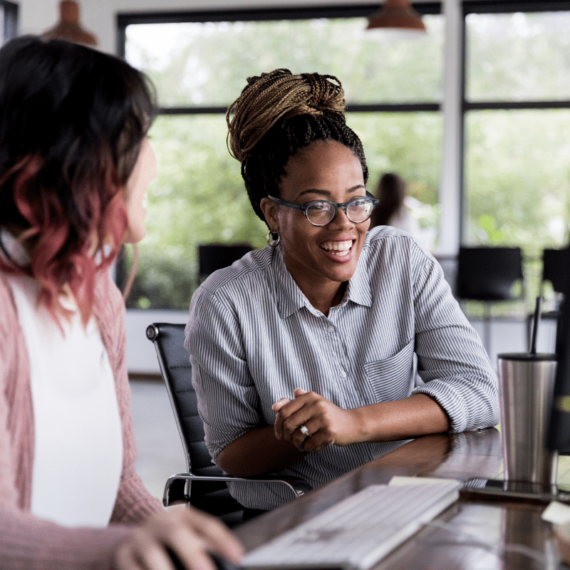 Customer service staff members