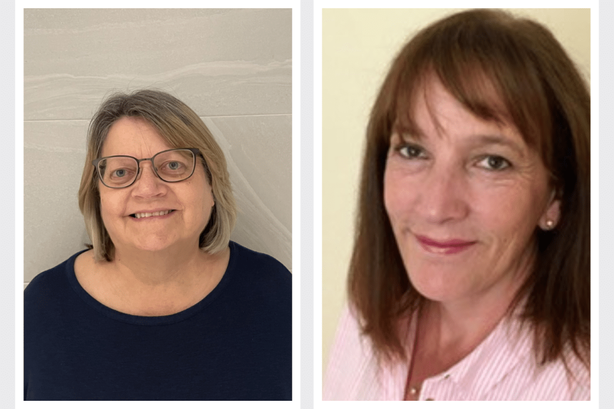 Cathy Gallagher and Oonagh Taylor