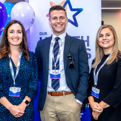 WDT colleagues attending an event