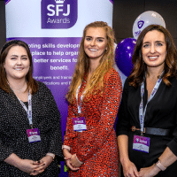 WDT colleagues at an event