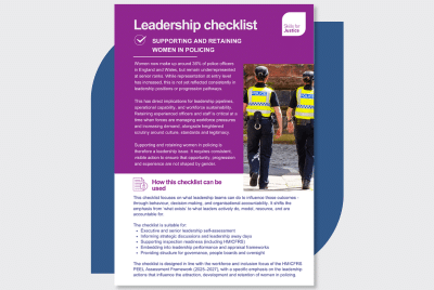 Leadership checklist