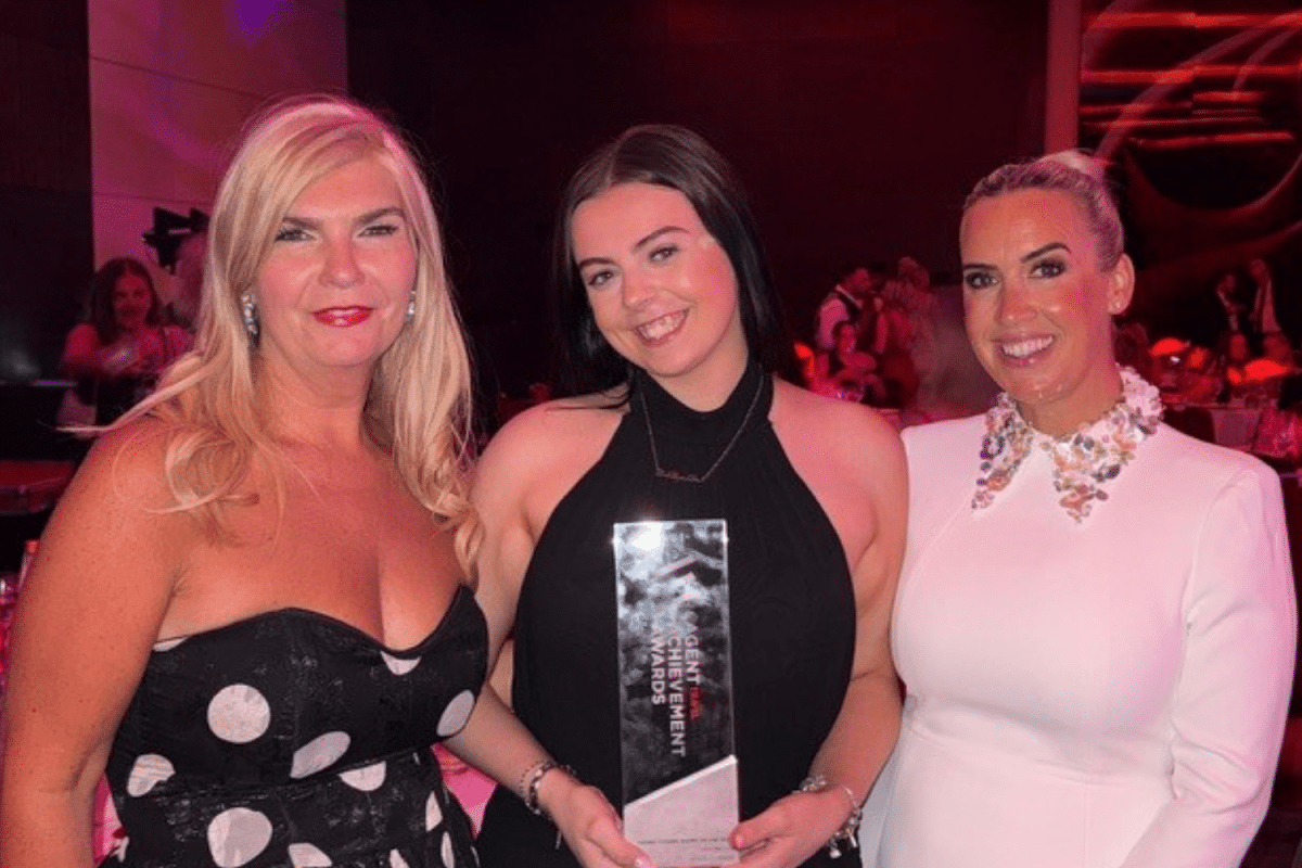 Lilly, Lisa Gent and Michelle Van-Sprang at the Agent Achievement Awards